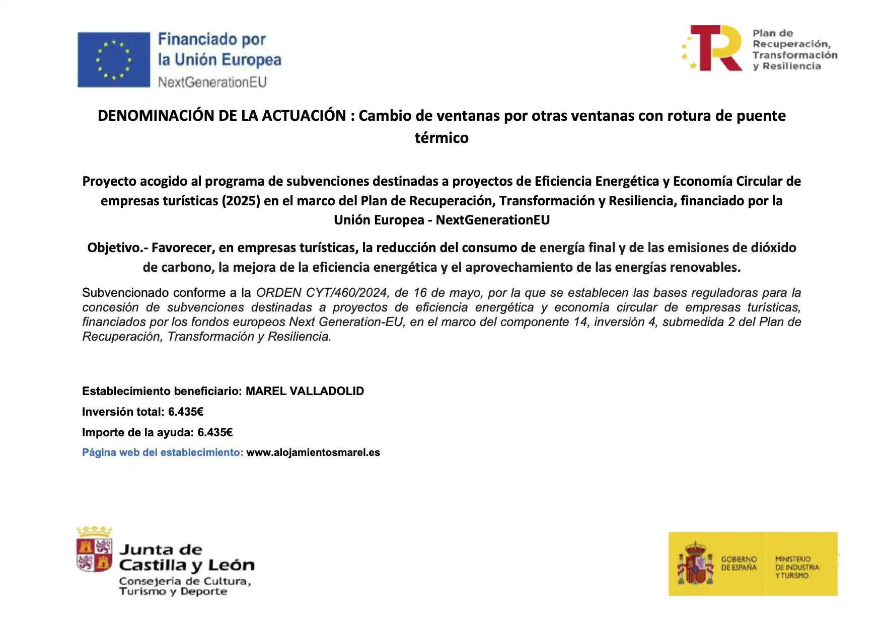 Ayudas Eficiencia Energética Valladolid